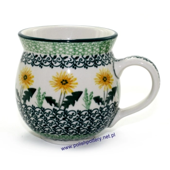 Kubek czeski beczułka 0,35L  dek. 2851Q Mlecze